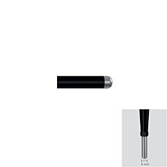 Elettrodo laparoscopico con isolamento in ceramica a bottone, 330mm, stelo Ø 4mm