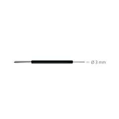 Elettrodo monopolare dentale e cosmetico per coagulazione e folgorazione, stelo Ø 1,6mm