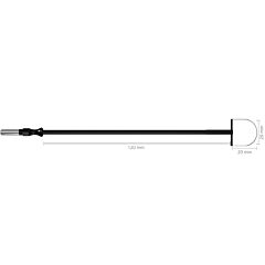 Elettrodo monopolare ad ansa a filo, 20x140mm, stelo Ø 4mm