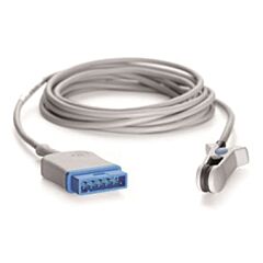 Sensore SpO2 GE Healthcare TruSignal TS-E2-GE riutilizzabile - clip da orecchio per adulti e pazienti pediatrici