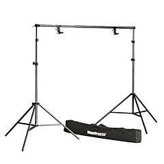 Manfrotto - Kit portafondali in alluminio nero