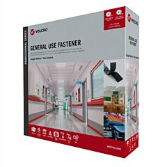 VELCRO - Adesivo uso generico - 25mt X 20mm - Bianco