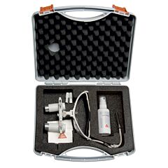 OCCHIALINI BINOCULARI HEINE HRP 3.5x/420 su montatura per occhialini