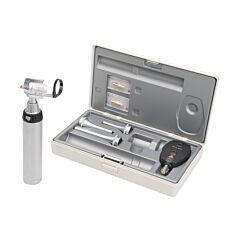 HEINE TESTINA APERTA G100 + OFTALMOSCOPIO BETA 200 con manico a batterie